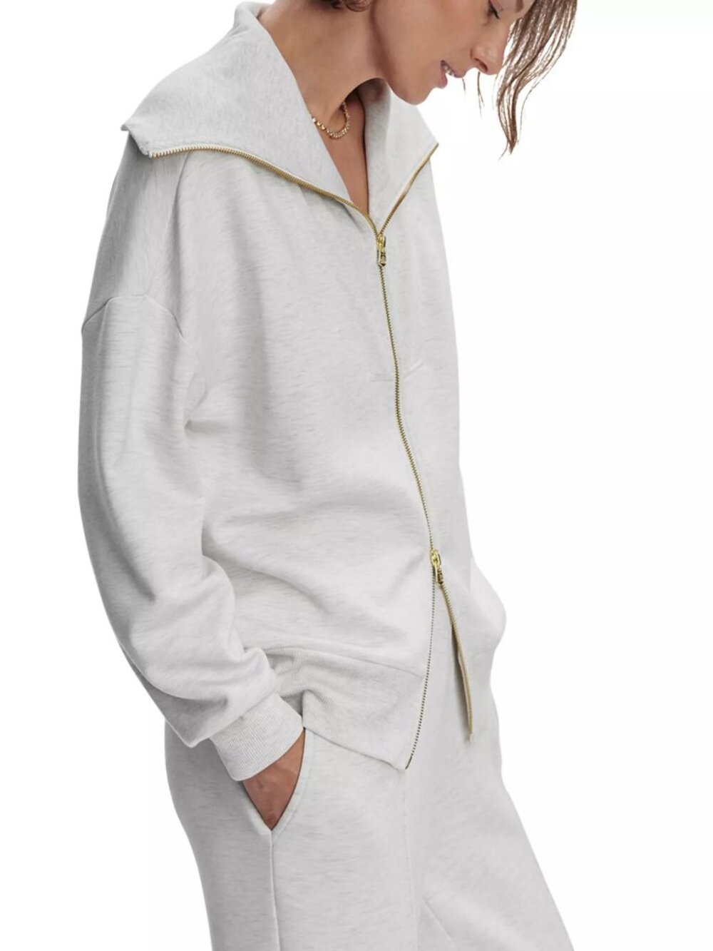 Varley Halley Zip Through Sweatshirt NWT Size Medium - Picture 4 of 10